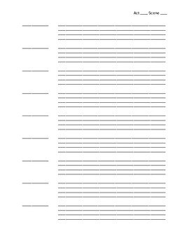 Preview of Script Writing Template