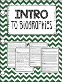 Scripted BIOGRAPHIES Readers Workshop Lesson Plans