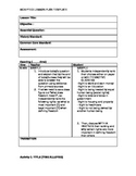 Scripted Lesson Plan Template