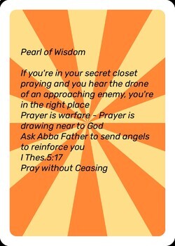 Preview of Scripture Cards for Teachers/Pearls of Wisdom