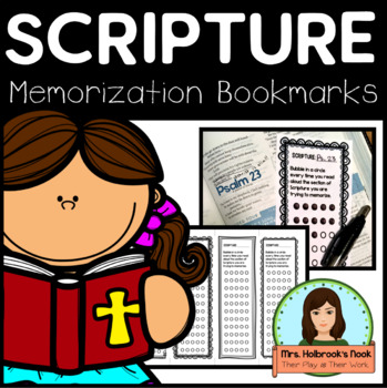 Preview of Scripture Memorization Bookmarks