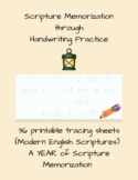 Scripture Memorization through Handwriting Practice 36 pri