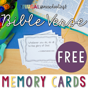 Preview of Scripture Memory Cards - Always FREE