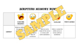 Scripture Memory Rubric