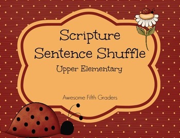 Preview of Scripture Sentence Shuffle