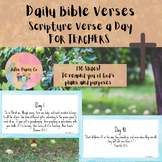 Scripture Verse - a - Day for Teachers