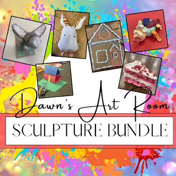Preview of Sculpture bundle - ART class lesson plans