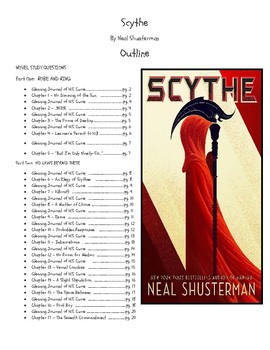 Preview of Scythe Novel Study Guide