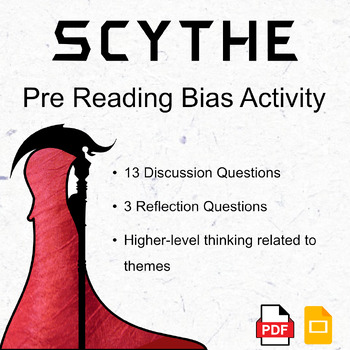 Preview of Scythe - Pre Reading Bias - PDF & Google Slides