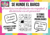 Hundir la Flota: Juego para practicar Vocabulario en Español