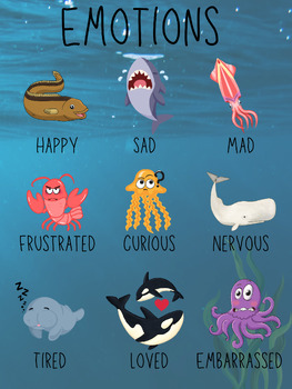 Preview of Sea Animal Emotions