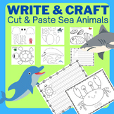 Sea Animal Ocean Science Cut & Paste Write & Craft Shark D