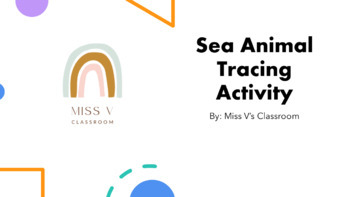 Preview of Sea Animal Tracing Activity