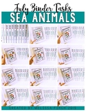 Sea Animals Binder- Binder Basics Work System