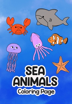 Preview of Sea Animals Coloring Pages