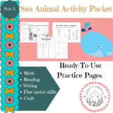 Sea Animals PreK/K Packet