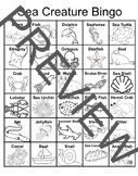 Sea Creature Bingo