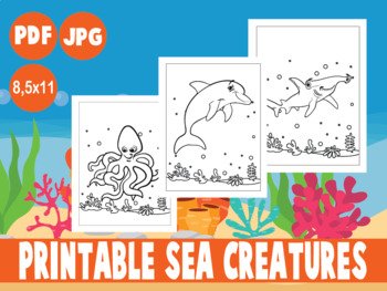 Myndology Coloring Roll Pets Under The Sea Creative Design Fun Creature for sale online 