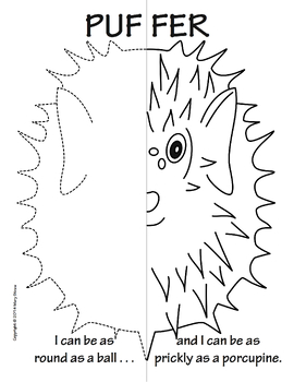 Download Sea Creatures Symmetry Activity Coloring Pages by Mary ...