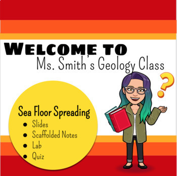 Preview of Sea Floor Spreading Full Lesson, Activity, and Quiz. 