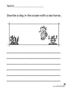 Sea Horse The Shyest Fish in the Sea by Msalexteaches1st | TpT
