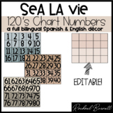 Sea La Vie - 120 Pocket Chart Numbers EDITABLE bundle