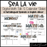 Sea La Vie - Digital Slides - English & Spanish EDITABLE bundle