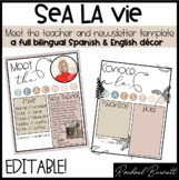 Sea La Vie - Meet The Teacher and Newsletter Templates Eng