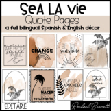 Sea La Vie - Motivational Posters - English & Spanish EDIT