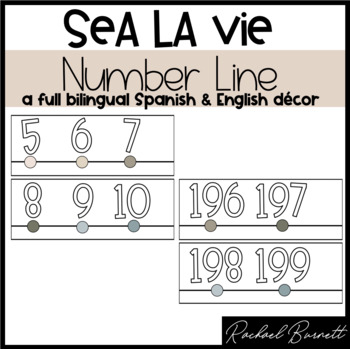 Preview of Sea La Vie - Number line bundle