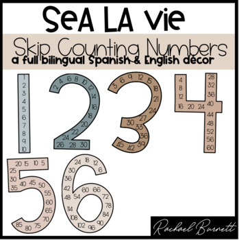 Preview of Sea La Vie - Skip Counting Posters bundle