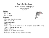 Sea Life Dice Race Game- Multiplying by 2