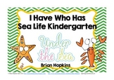 Sea Life I Have Who Has Kindergarten Games