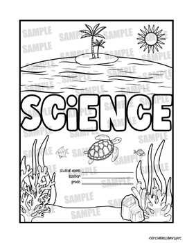 Preview of Sea Life Science Interactive Notebook Cover