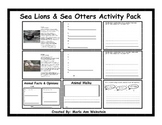 Sea Lions & Sea Otters Activity Pack