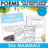 Sea Mammals Poem for Kindergarten & 1st Grade Poetry Activ