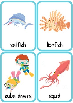 Premium Vector  Vocabulary flash card for kids. fishing with