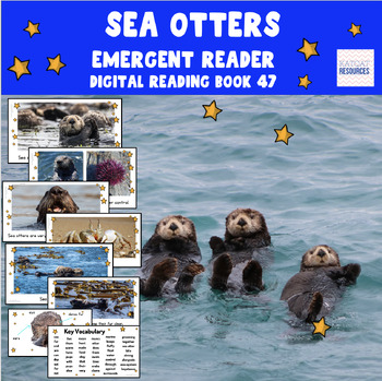 Preview of Sea Otters - Emergent Reader - Google Slides™ ebook - 0047