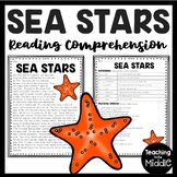 Sea Stars Informational Text Reading Comprehension Workshe