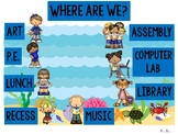 Sea Theme Where Are We? ¿Donde Estamos?