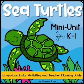 Preview of Sea Turtle Activities for Kindergarten and First Grade