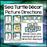 Sea Turtle Classroom Decor Picture Directions