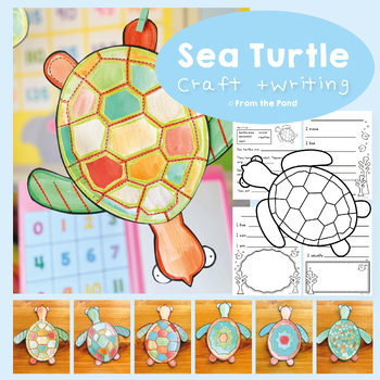 Preview of Sea Turtle Craft and Writing Activities