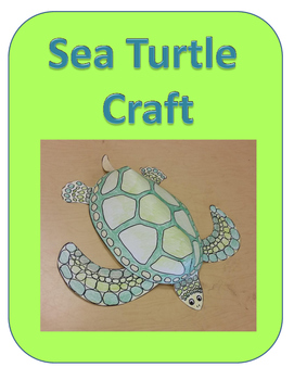Preview of Sea Turtle Craft (ocean, under the sea)