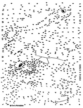 Sea Turtle Extreme Dot To Dot Connect The Dots Pdf By Tim S