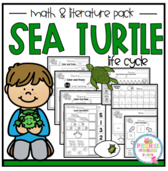 Preview of Sea Turtle Life Cycle Math and Literature