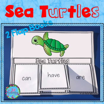 Preview of Sea Turtles Writing Ocean Animals Kindergarten, First Grade & 2nd