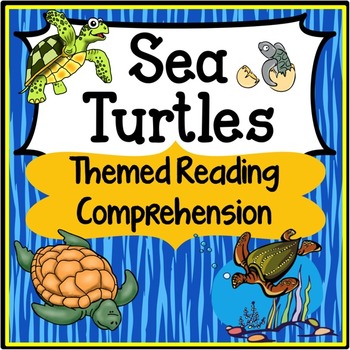Preview of Sea Turtles 3rd Grade Reading Passages with Comprehension Questions Activities