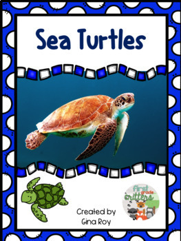 Preview of Sea Turtles Informational Text and Animal Research Booklet