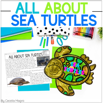 Preview of Sea Turtles Nonfiction Reading Informative Writing All About Sea Turtles